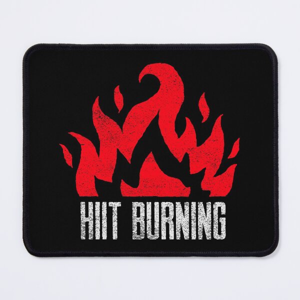 Item preview, HIIT BURNING ► HIIT // BODYBUILDING // WORKOUT // MOTIVATIONAL designed and sold by MORE-THE-BRAND.