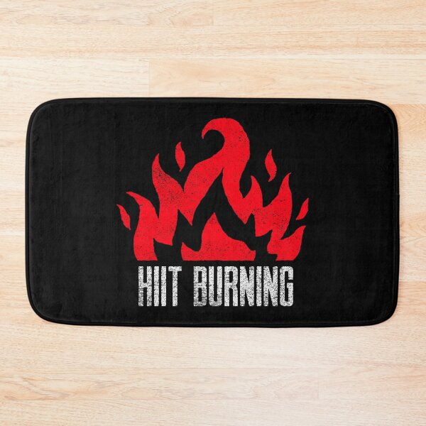 Item preview, HIIT BURNING ► HIIT // BODYBUILDING // WORKOUT // MOTIVATIONAL designed and sold by MORE-THE-BRAND.