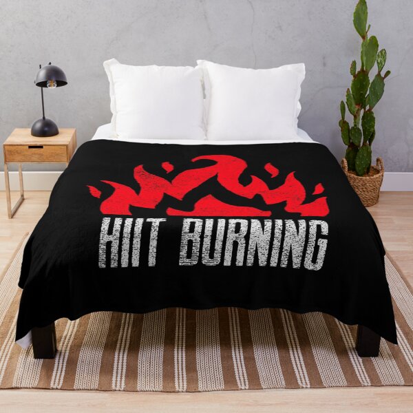 Item preview, HIIT BURNING ► HIIT // BODYBUILDING // WORKOUT // MOTIVATIONAL designed and sold by MORE-THE-BRAND.