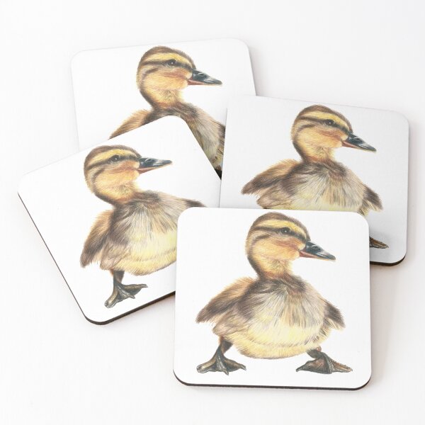Item preview, Cute small Duckling colored pencil drawing designed and sold by rosemarydrawing.