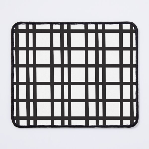 Item preview, Black and white grid seamless pattern designed and sold by kallyfactory.
