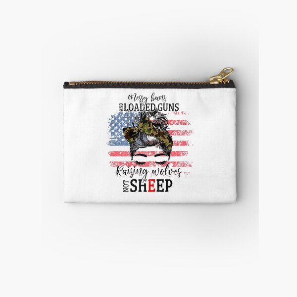 Item preview, Messy Buns And Loaded G-uns Raising Wolves Not Sheep  designed and sold by DieterShop.