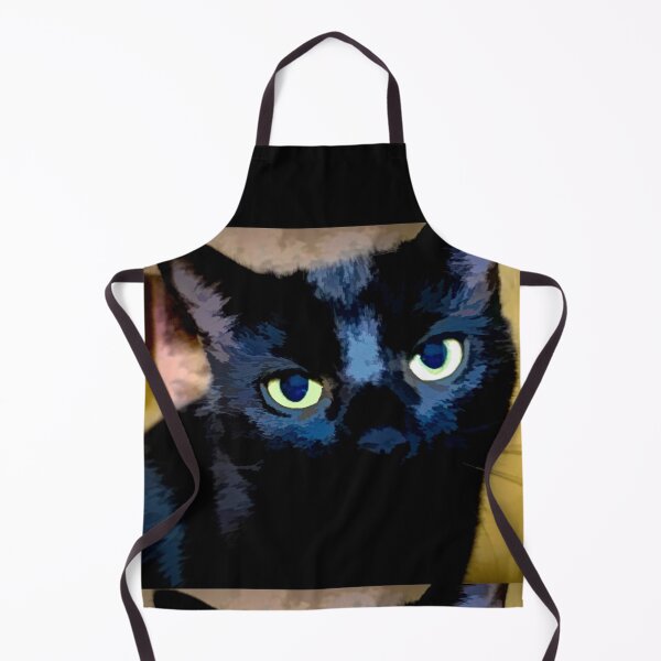 Item preview, Black Feline in Pensive Mood designed and sold by allthingsnatura.