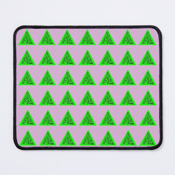 Tree and Triangle | Life is Order & Chaos | Calming Design Mouse Pad