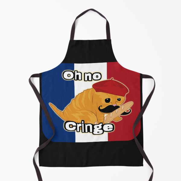 Item preview, Oh no Cringe Cat French Flag designed and sold by Rzera-.
