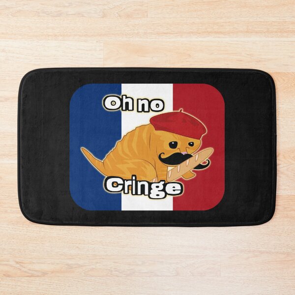 Item preview, Oh no Cringe Cat French Flag designed and sold by Rzera-.