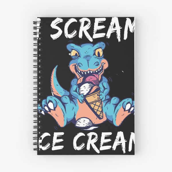 Item preview, Kawaii Scream Ice Cream Cold Dessert Sweet Snack Dinosaur designed and sold by fantasyy.