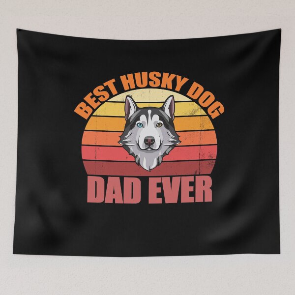 Aperçu de l'œuvre Papa Husky - Chien Husky créée et vendue par Ibu83.