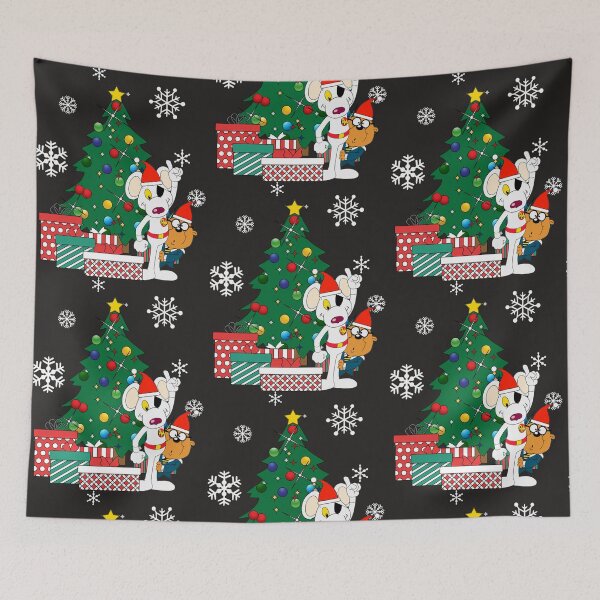 Item preview, Danger Mouse And Penfold Around The Christmas Tree designed and sold by constancyky.