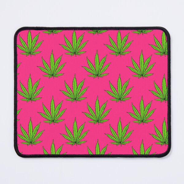 Item preview, High life Cannabis leaves in soft pink designed and sold by Golden-place.