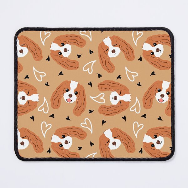 Item preview, Cute Cavalier King Charles Spaniel Emoji designed and sold by Lulupainting.