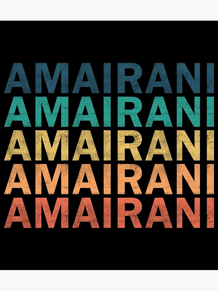 Póster «Camiseta con nombre de Amairani Camiseta de artículo de