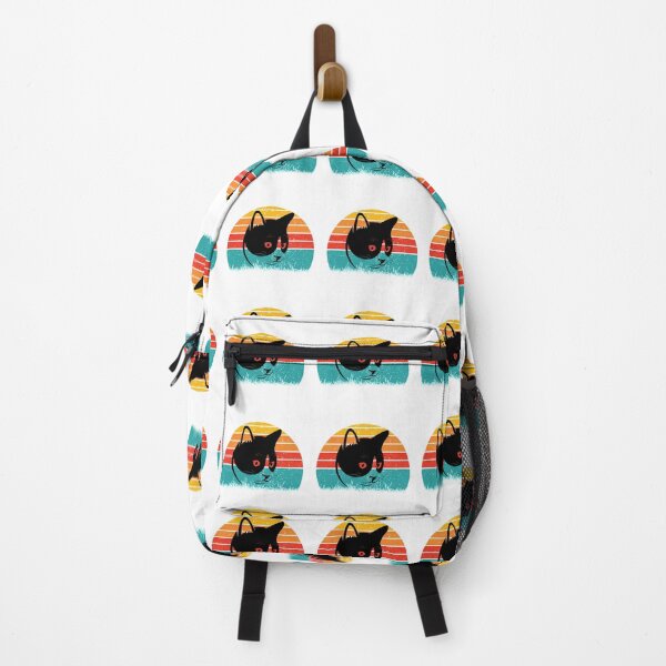 Item preview, Cute Cat with Sunset Colorful Background  designed and sold by HASSANBADRI2050.
