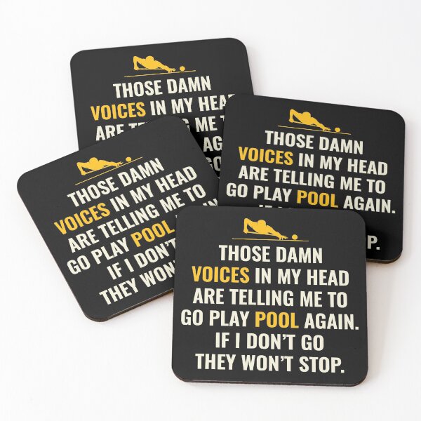 Item preview, Billiards Game Pool Player Cue Ball Sport Funny Saying designed and sold by CuteDesigns1.