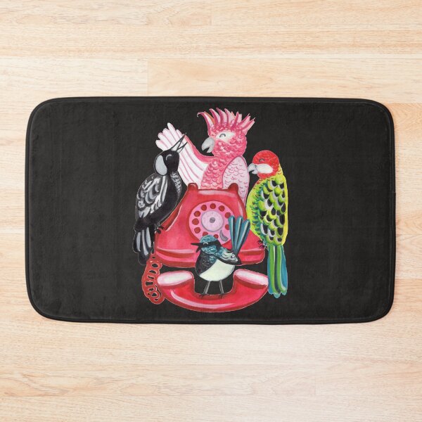Item preview, Four Calling Birds (12 Days of Christmas) - Pink  designed and sold by constancyky.