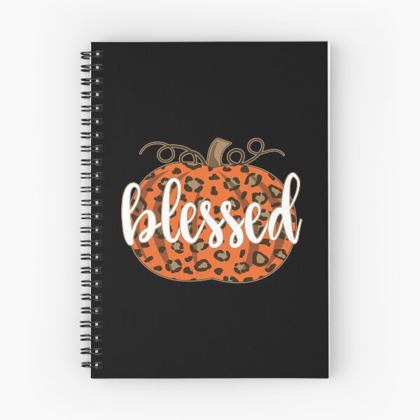 Item preview, Blessed Pumpkin Leopard Pattern Graphic Illustrations and Text Design For Thanksgiving in Fall/Autumn Season and Pumpkin Lover designed and sold by NightGleam.