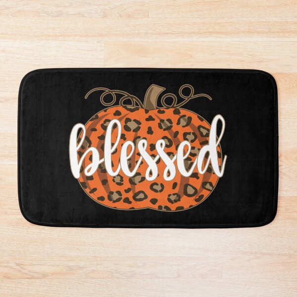 Item preview, Blessed Pumpkin Leopard Pattern Graphic Illustrations and Text Design For Thanksgiving in Fall/Autumn Season and Pumpkin Lover designed and sold by NightGleam.