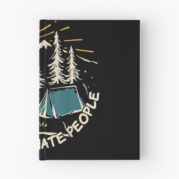 Item preview, CAMPING I Hate People Vintage Hiking Outdoor Retro Camper designed and sold by JImmieMGregor.