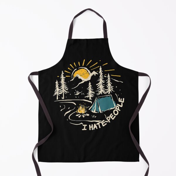 Item preview, CAMPING I Hate People Vintage Hiking Outdoor Retro Camper designed and sold by JImmieMGregor.