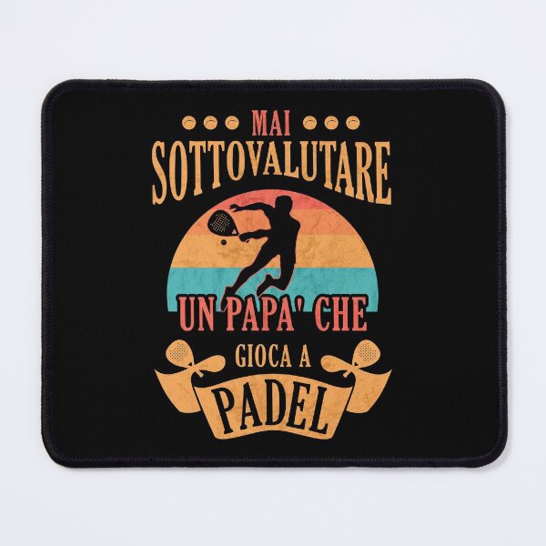 Item preview, Funny Padel Never Underestimate A Dad Playing Padel in Italian designed and sold by grinta2021.