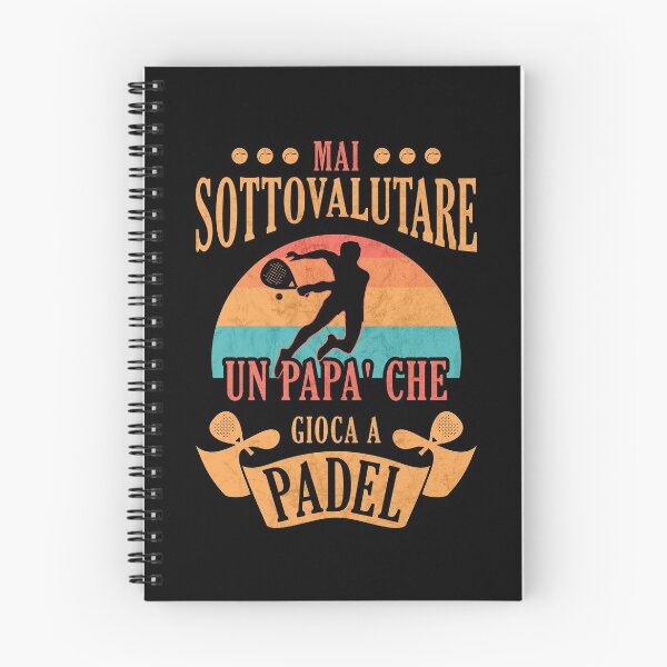 Item preview, Funny Padel Never Underestimate A Dad Playing Padel in Italian designed and sold by grinta2021.