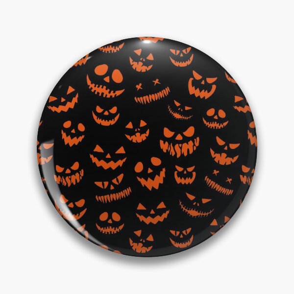 Item preview, Pumpkin Face Pattern Scary Halloween Spirits designed and sold by mituturi.