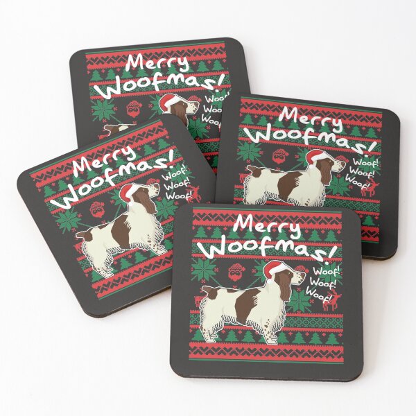 Item preview, English Springer Spaniel Merry Woofmas, Ugly Christmas Sweater  designed and sold by constancyky.