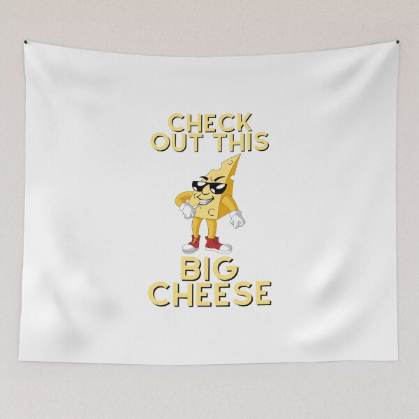 Item preview, Check Out This Big Cheese - Unisex White T-Shirt - Funny Joke Design for Hot Shots, CEO, Chancers, Wannabes, Bosses etc designed and sold by raretshirtsuk.