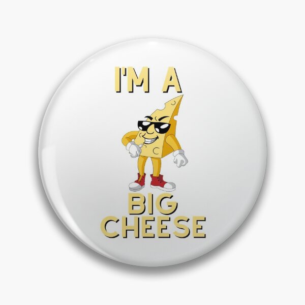 Item preview, I'm A Big Cheese - Unisex White T-Shirt - Funny Joke Design for Hot Shots, CEO, Chancers, Wannabes, Bosses etc designed and sold by raretshirtsuk.