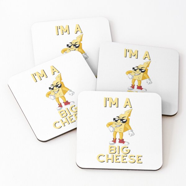 Item preview, I'm A Big Cheese - Unisex White T-Shirt - Funny Joke Design for Hot Shots, CEO, Chancers, Wannabes, Bosses etc designed and sold by raretshirtsuk.