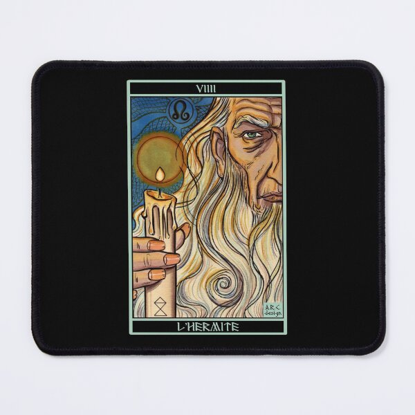 Item preview, hermit tarot designed and sold by Anna R. Carrino.