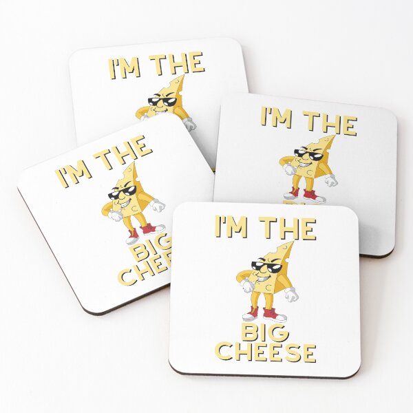 Item preview, I'm The Big Cheese - Unisex White T-Shirt - Funny Joke Design for Hot Shots, CEO, Chancers, Wannabes, Bosses etc designed and sold by raretshirtsuk.