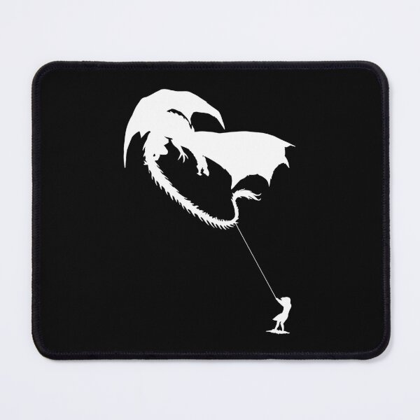 Item preview, Girl Playing With Dragon White designed and sold by HybridoStore.