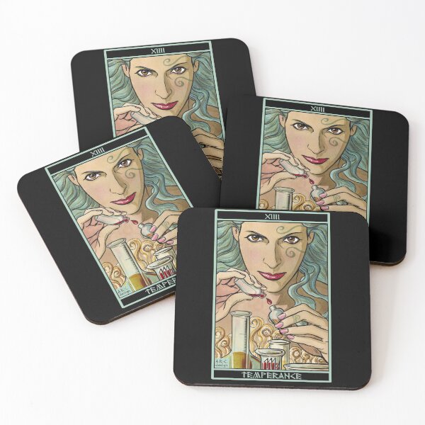 Item preview, Temperance tarot designed and sold by Anna R. Carrino.