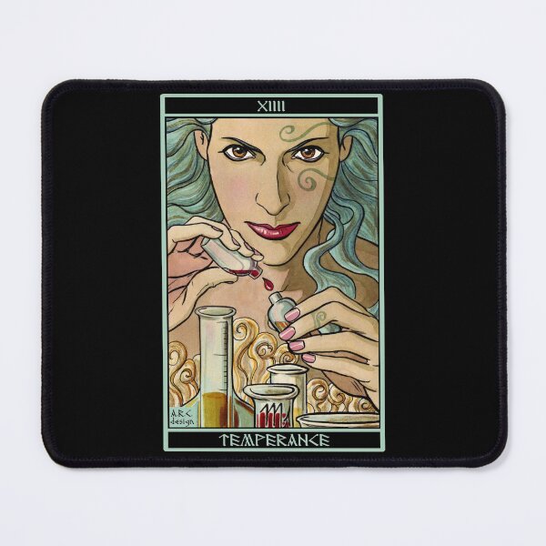 Item preview, Temperance tarot designed and sold by Anna R. Carrino.