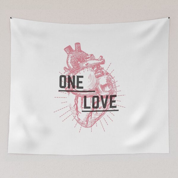 Item preview, One love! designed and sold by Mikedog21.
