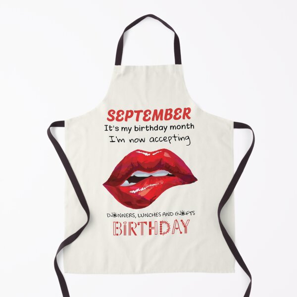 Item preview, September Is My Birthday Month Hello Lips Biting The Whole Month Gift designed and sold by catchyology.