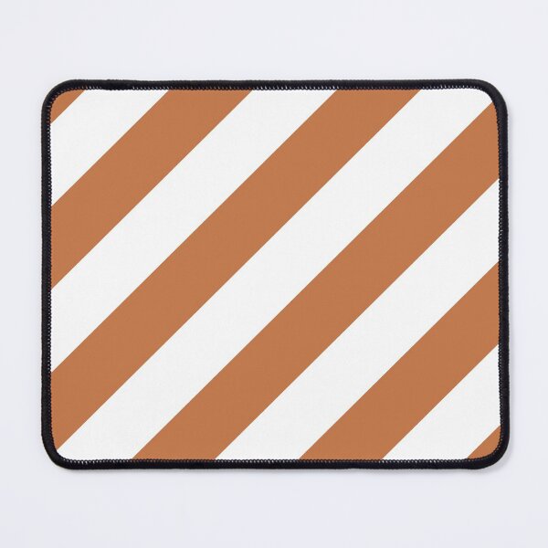 Item preview, Orange and White Diagonal Stripe Pattern 2022 Trending Color - Hue - Shade - Colour Pantone Tomato Cream 16-1348 designed and sold by ColorOfTheYears.