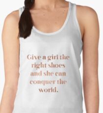 Rose gold shoe love Women's Tank Top