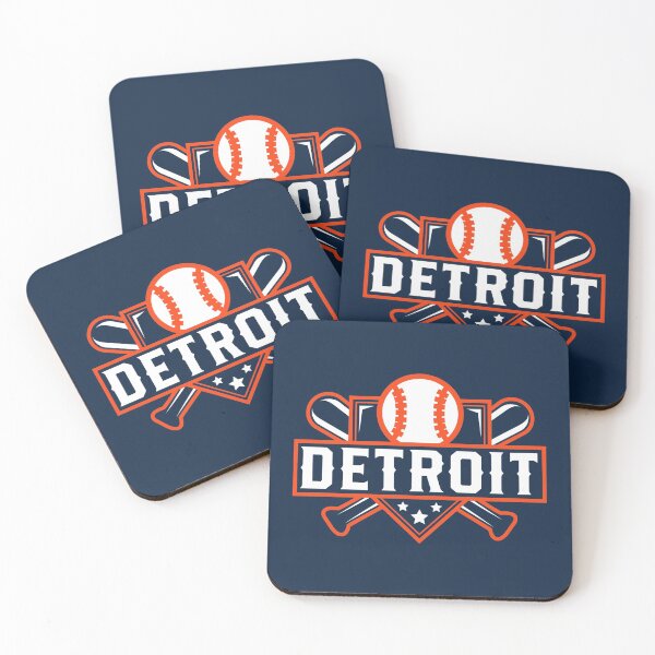 Item preview, Detroit Baseball Home Plate Crossed Bats designed and sold by toutwearapparel.