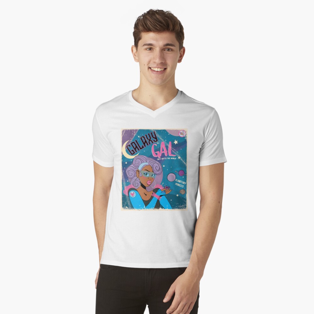 Galaxy Gal V-Neck T-Shirt