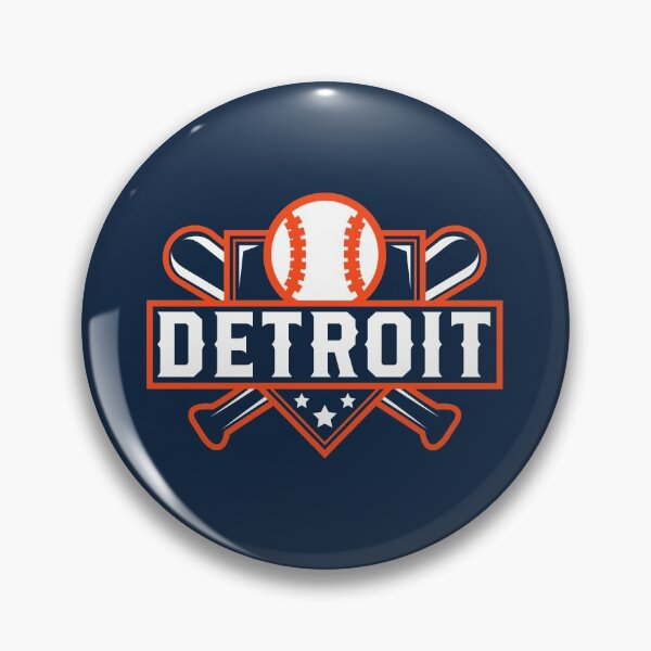 Item preview, Detroit Baseball Home Plate Crossed Bats designed and sold by toutwearapparel.