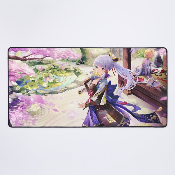 Genshin impact ayaka desk mat Desk Mat