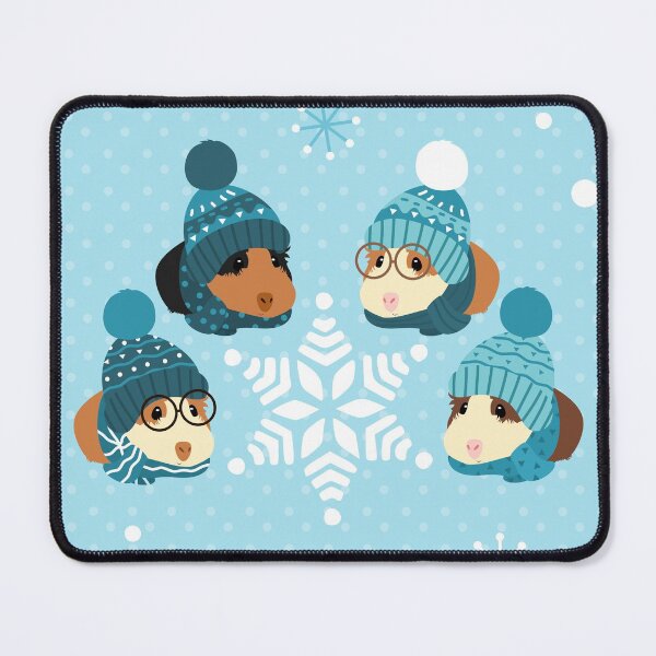 Item preview, Cute Guinea Pig with Snowflake in winter designed and sold by Lulupainting.