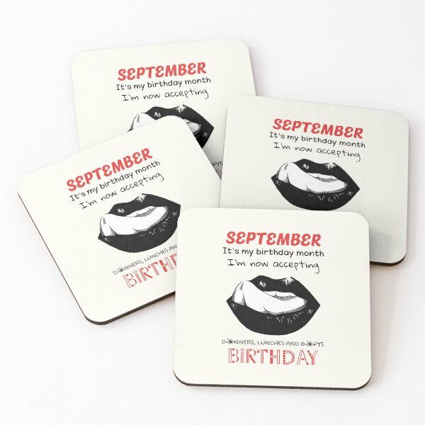 Item preview, September Is My Birthday Month Witch Black Lips Biting Gift designed and sold by catchyology.