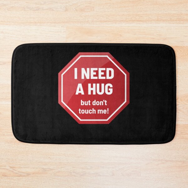 Item preview, I Need A Hug But Don't Touch Me Introvert Stay Away Stop Pullover Hoodie designed and sold by GarrickShop.