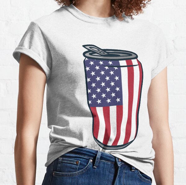 4th of July Beer Can Classic T-Shirt