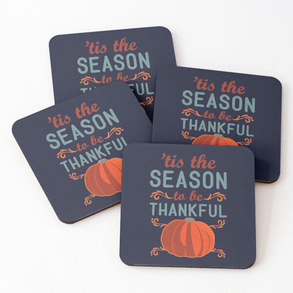 Item preview, 'tis the season to be thankful | Thanksgiving Quotes designed and sold by DrawingBoard.