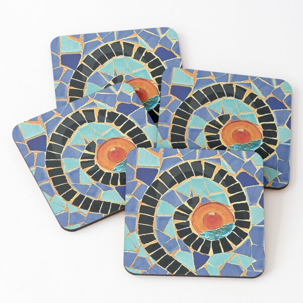 Item preview, Mosaic Park Güell Barcelona designed and sold by ClickArt BCN.