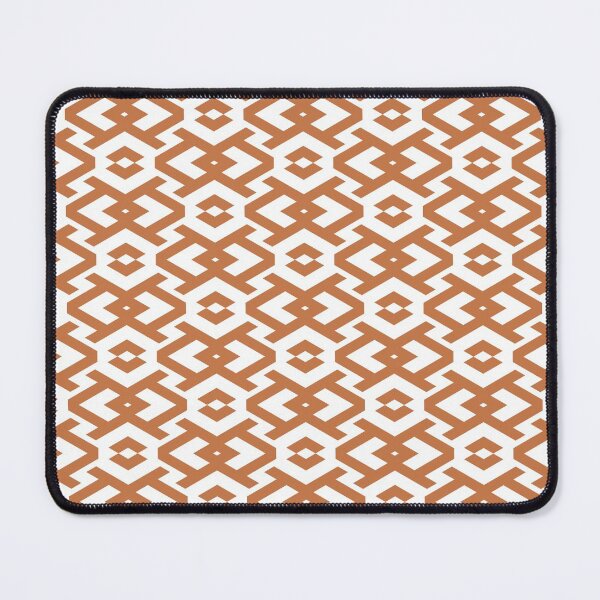 Item preview, Orange and White Geometric Shape Pattern 2022 Trending Color - Hue - Shade - Colour Pantone Tomato Cream 16-1348 designed and sold by ColorOfTheYears.